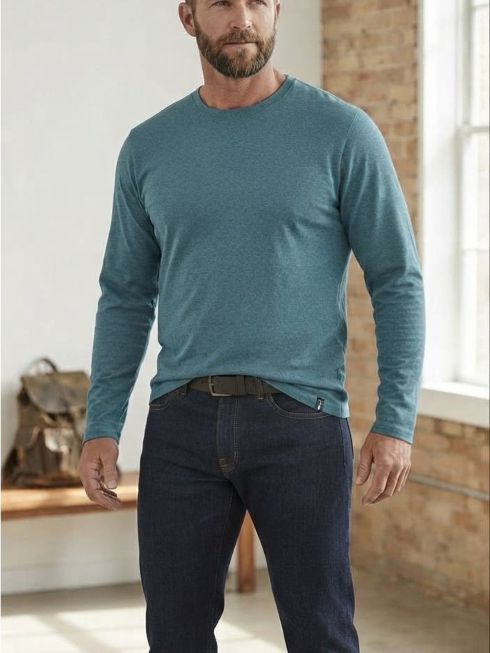 Men’s Patagonia Blue Crewneck Tee